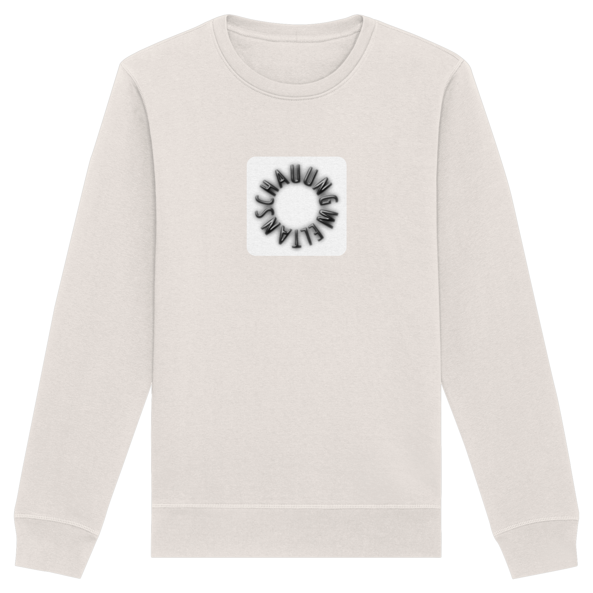 BLACK FRONT (K5) - Organic Basic Unisex Sweatshirt