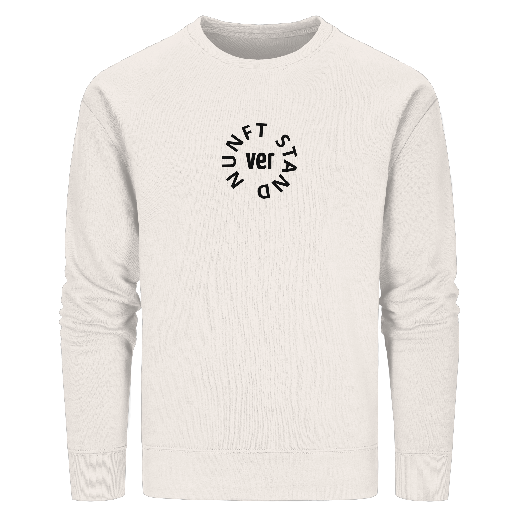 BLACK FRONT (K4) - Organic Basic Unisex Sweatshirt