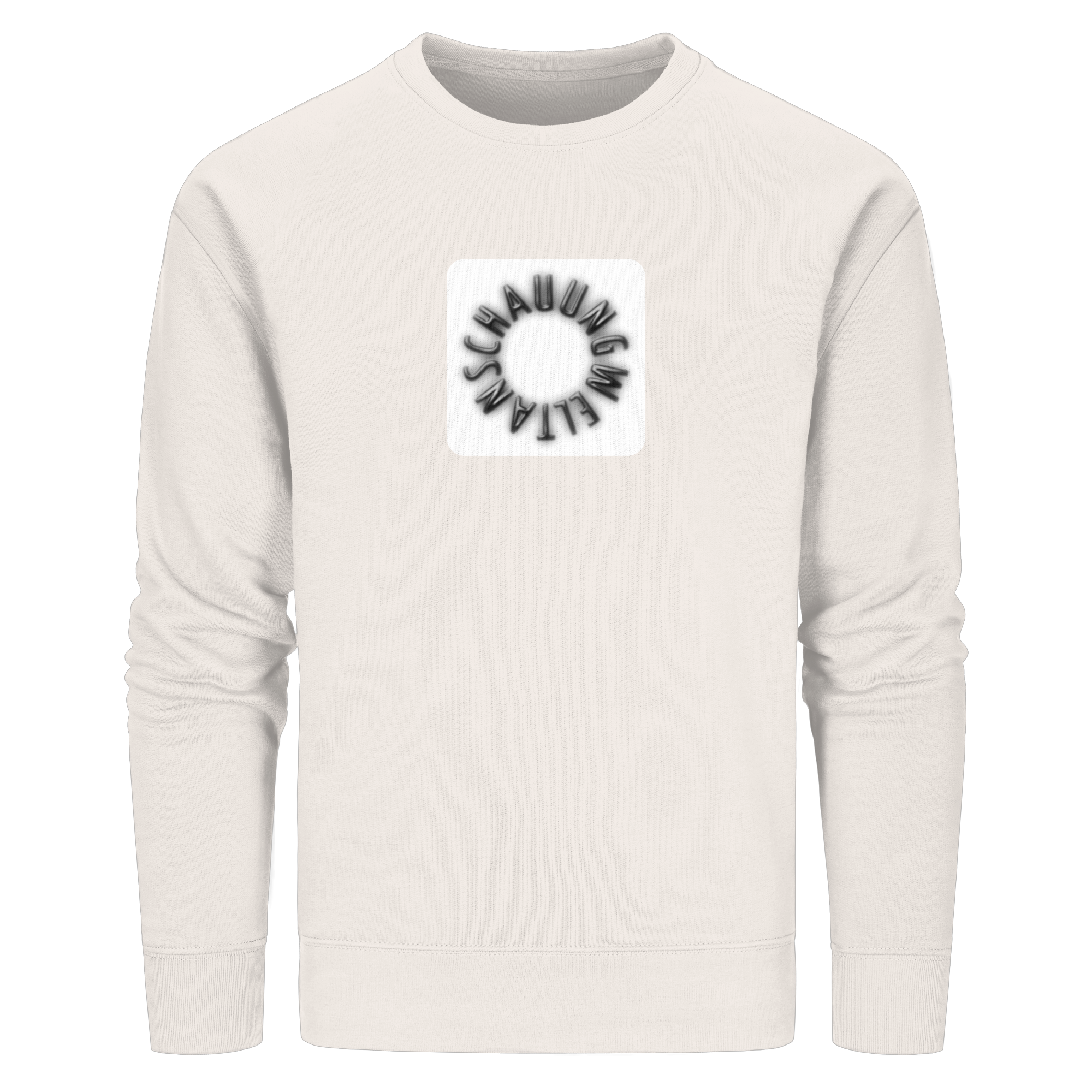 BLACK FRONT (K5) - Organic Basic Unisex Sweatshirt