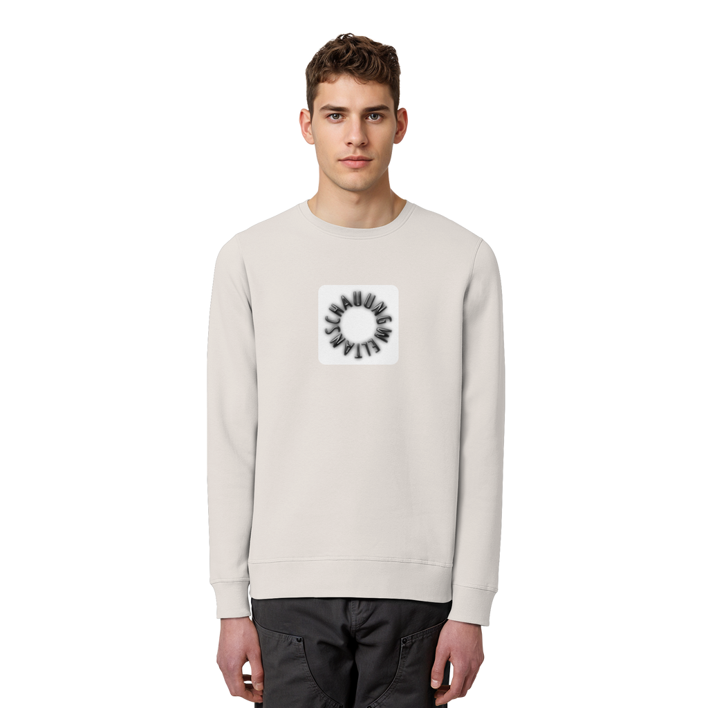 BLACK FRONT (K5) - Organic Basic Unisex Sweatshirt
