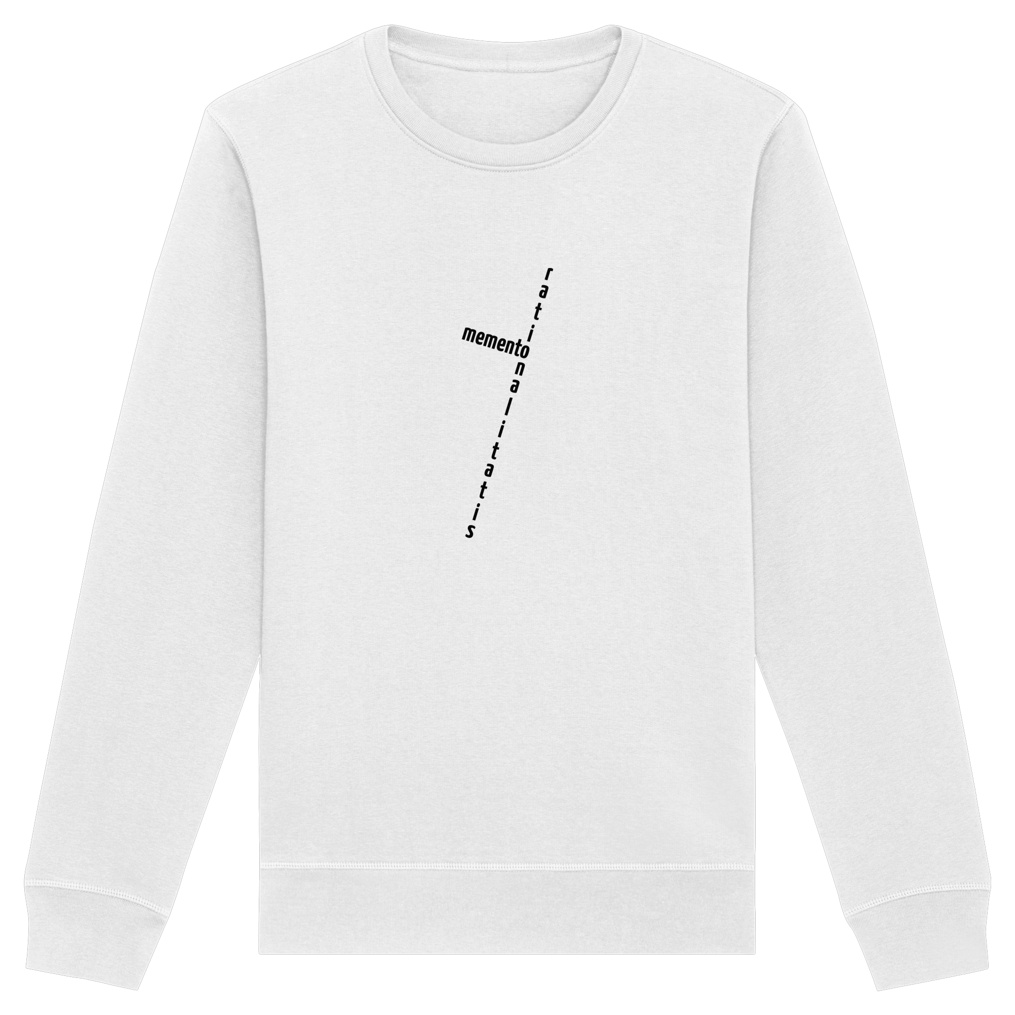 BLACK FRONT (K2) - Organic Basic Unisex Sweatshirt