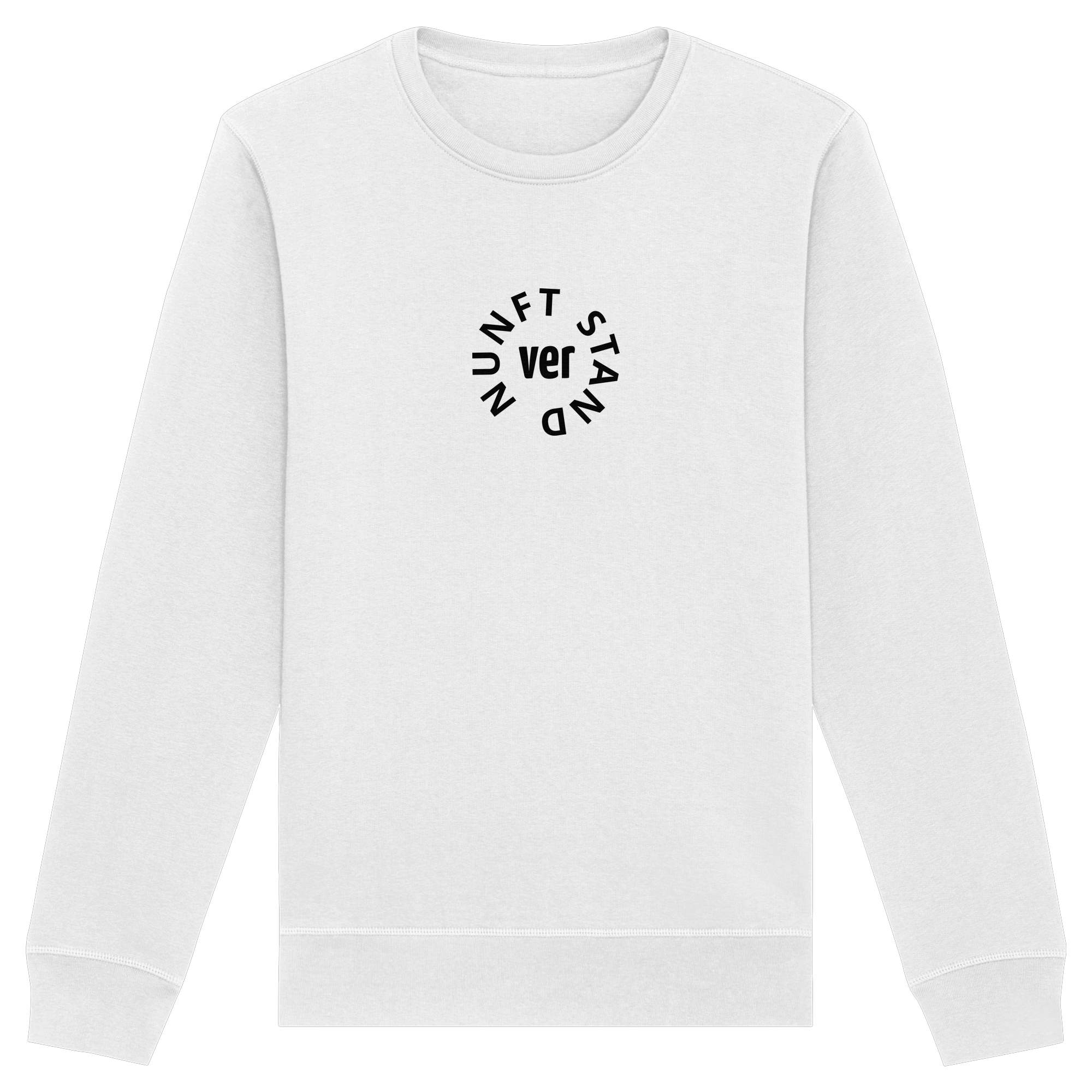 BLACK FRONT (K4) - Organic Basic Unisex Sweatshirt