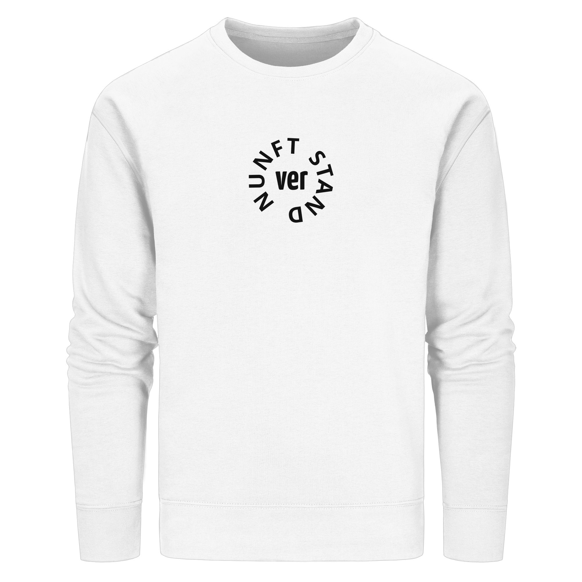 BLACK FRONT (K4) - Organic Basic Unisex Sweatshirt
