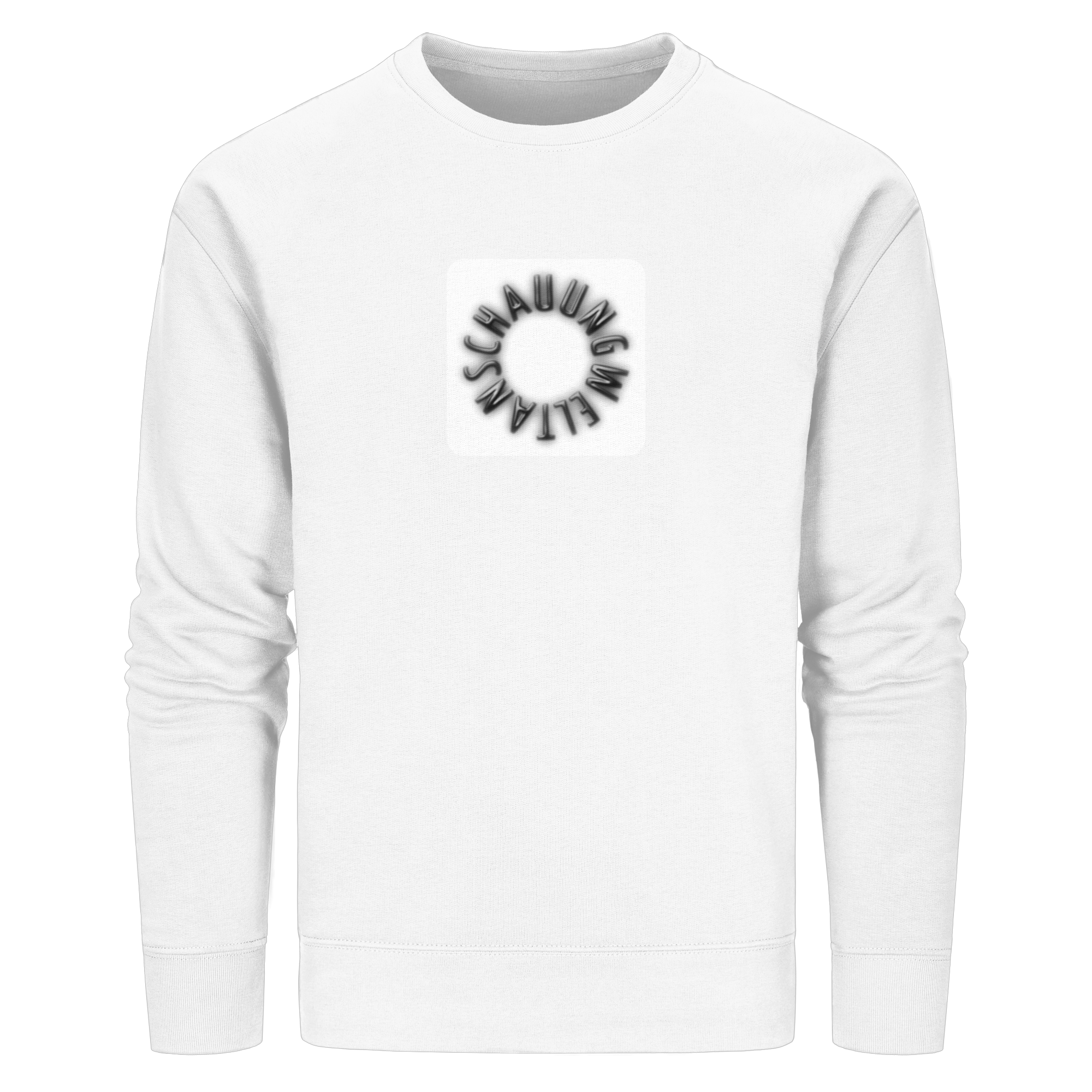 BLACK FRONT (K5) - Organic Basic Unisex Sweatshirt