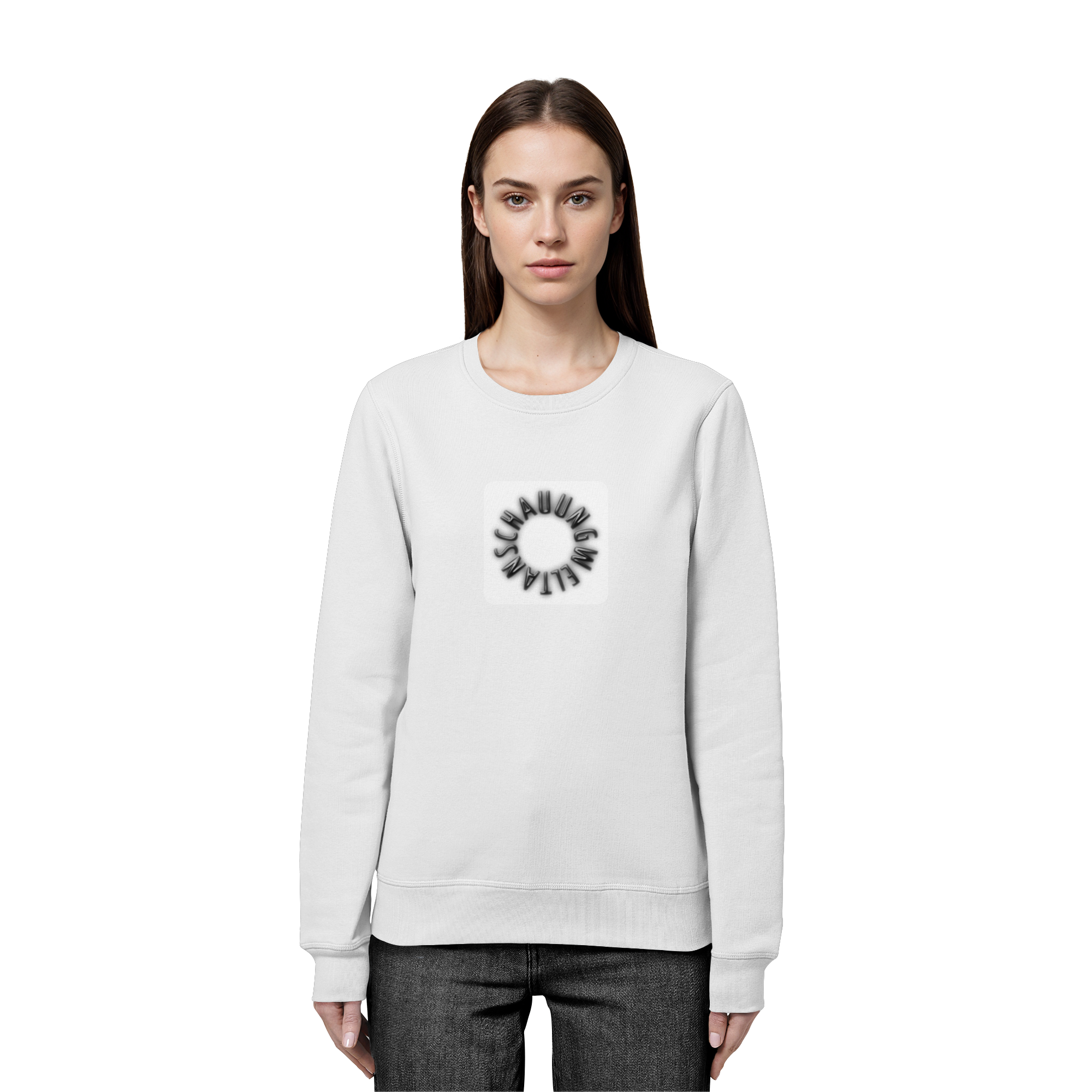 BLACK FRONT (K5) - Organic Basic Unisex Sweatshirt