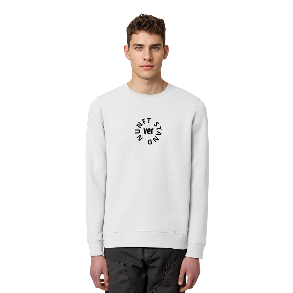 BLACK FRONT (K4) - Organic Basic Unisex Sweatshirt