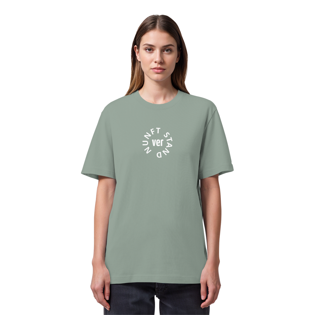 WHITE FRONT (K4) - Organic Heavy T-Shirt