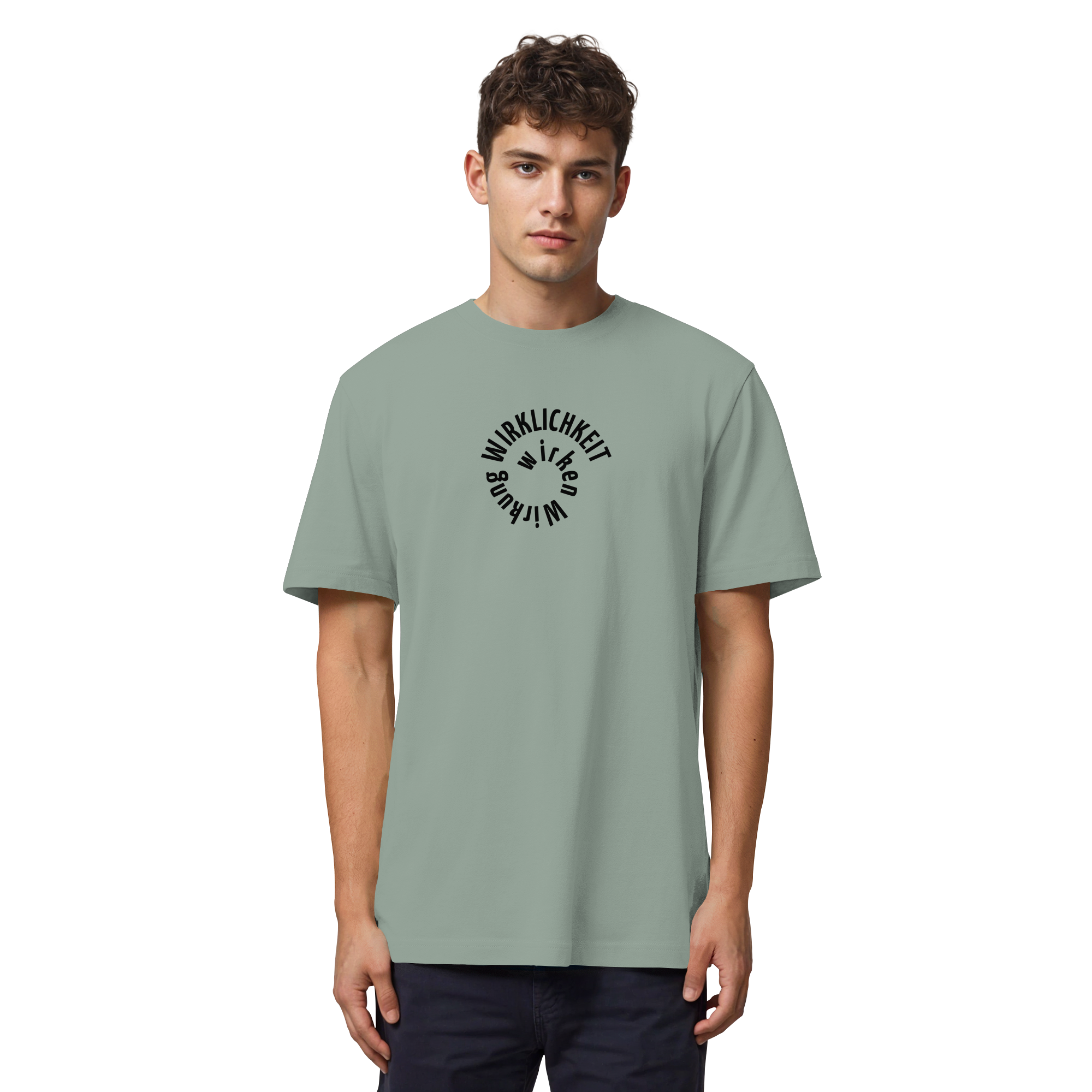 BLACK FRONT - Heavy T-Shirt