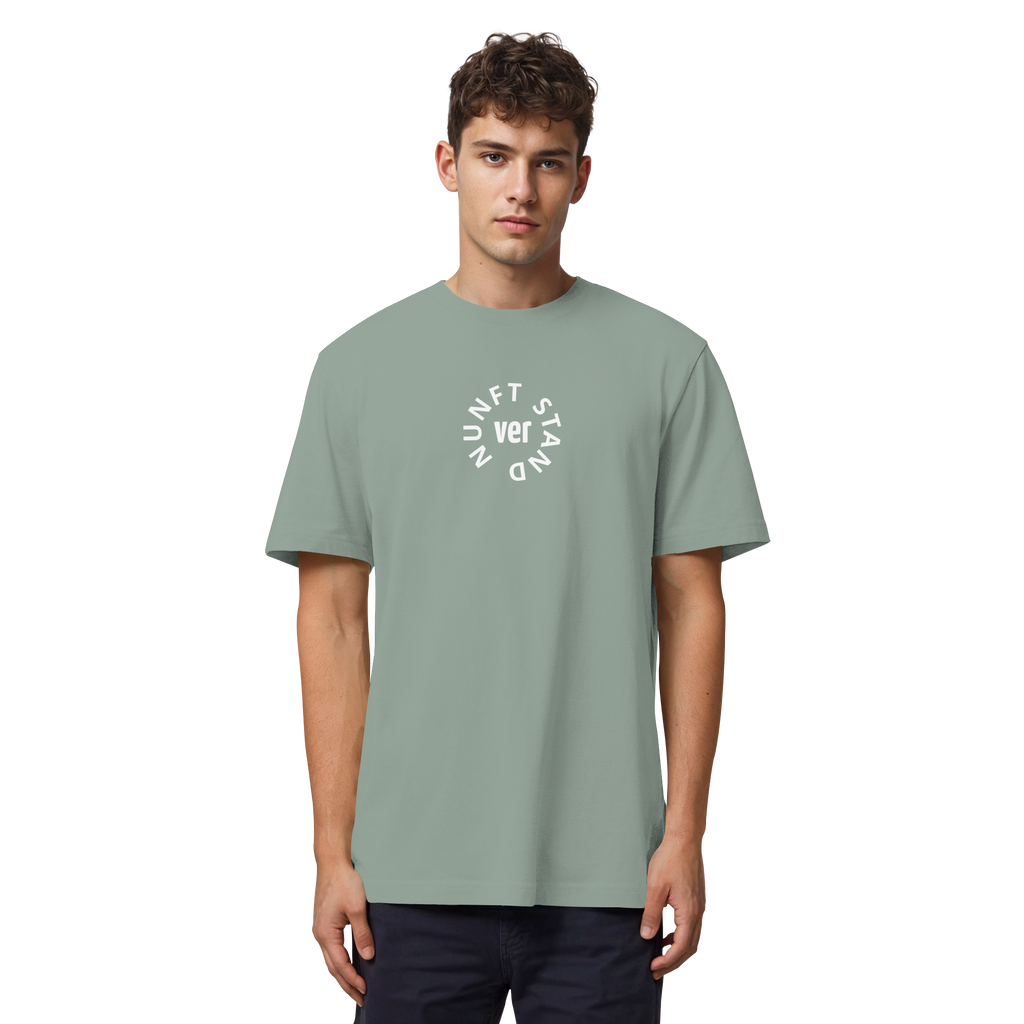 WHITE FRONT (K4) - Organic Heavy T-Shirt
