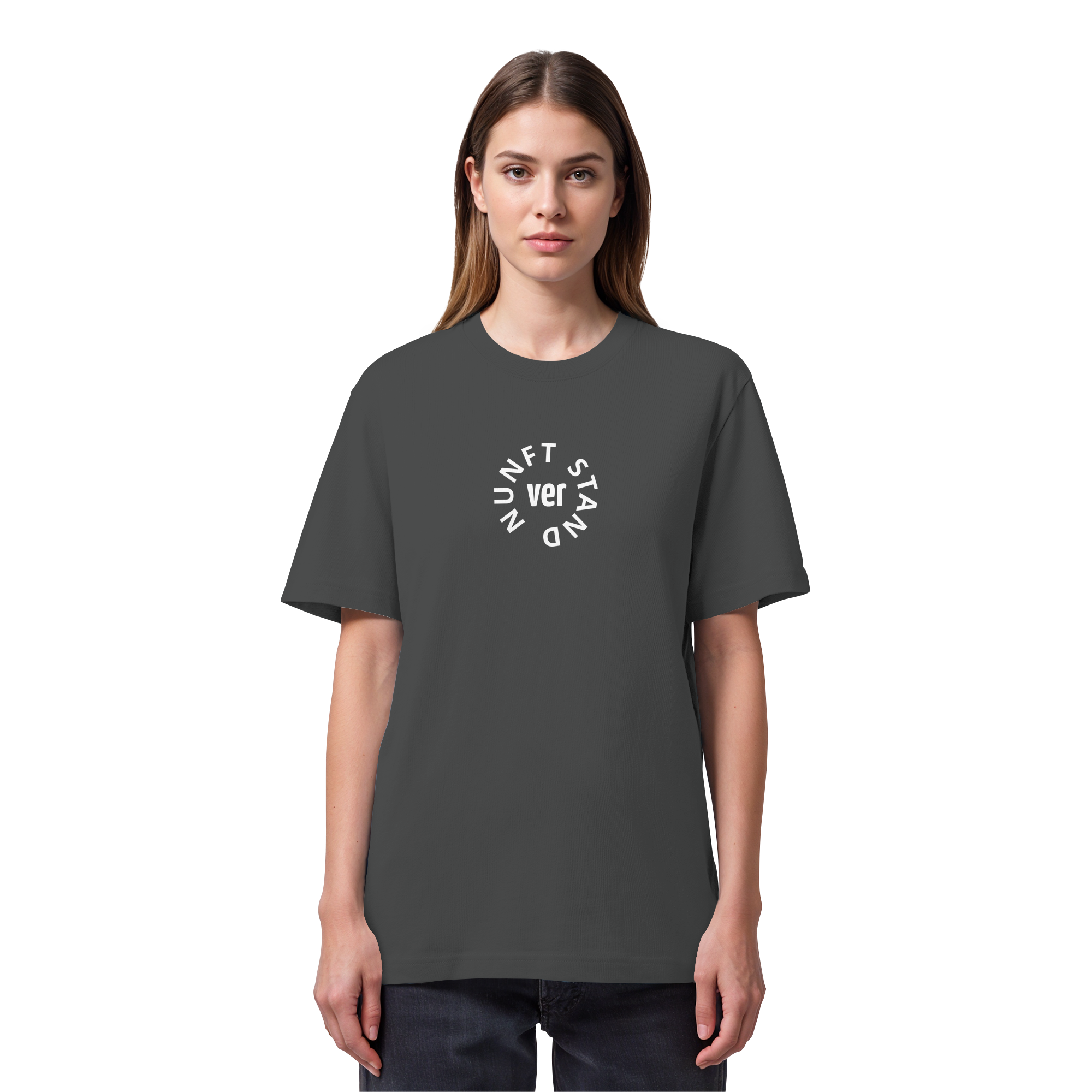 WHITE FRONT (K4) - Organic Heavy T-Shirt
