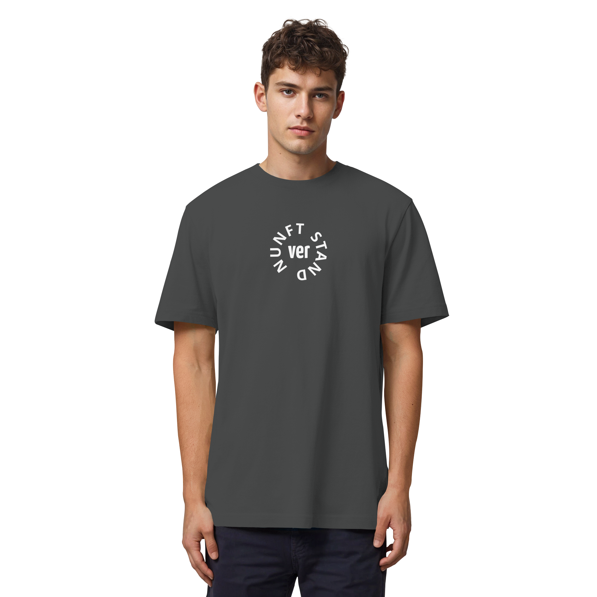WHITE FRONT (K4) - Organic Heavy T-Shirt