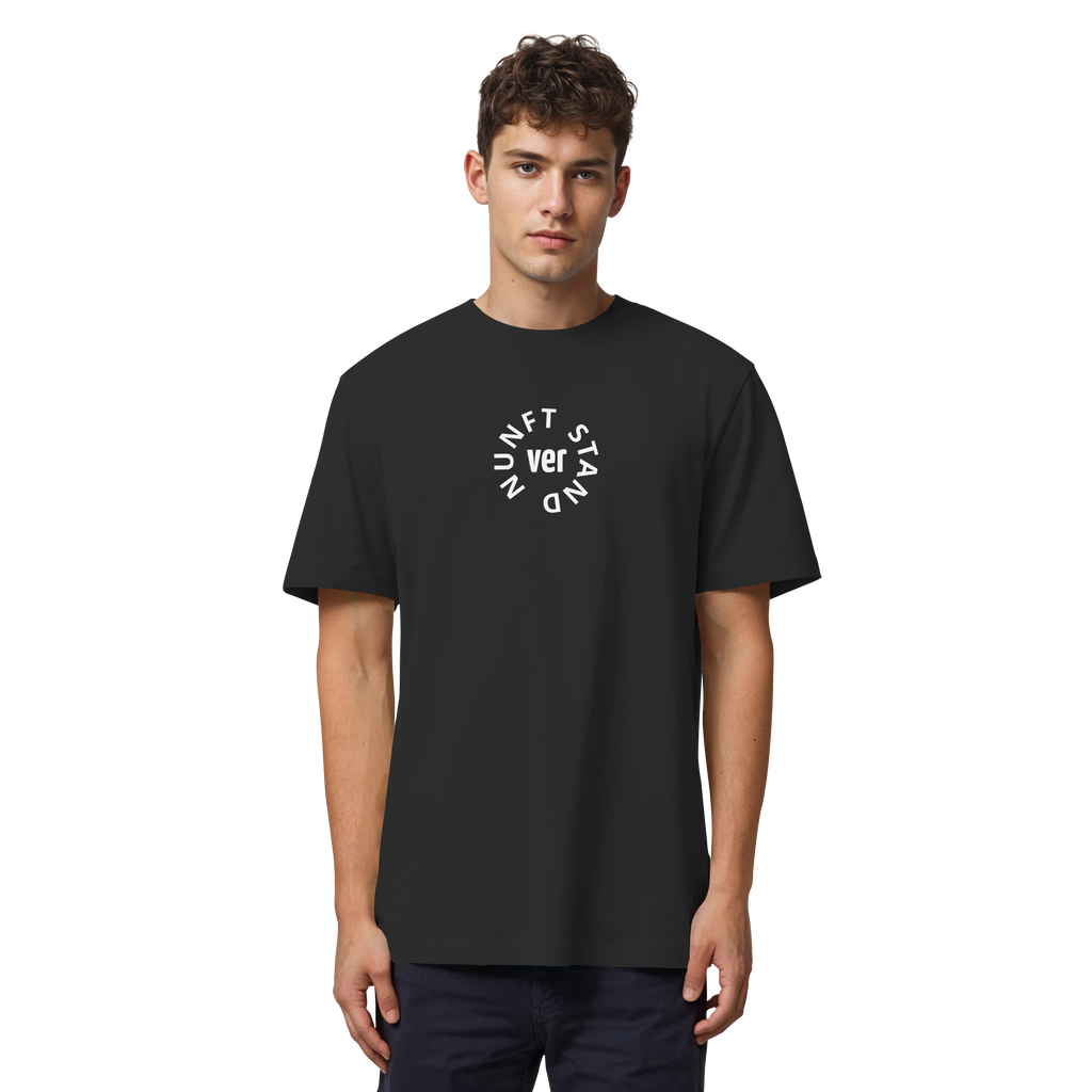 WHITE FRONT (K4) - Organic Heavy T-Shirt