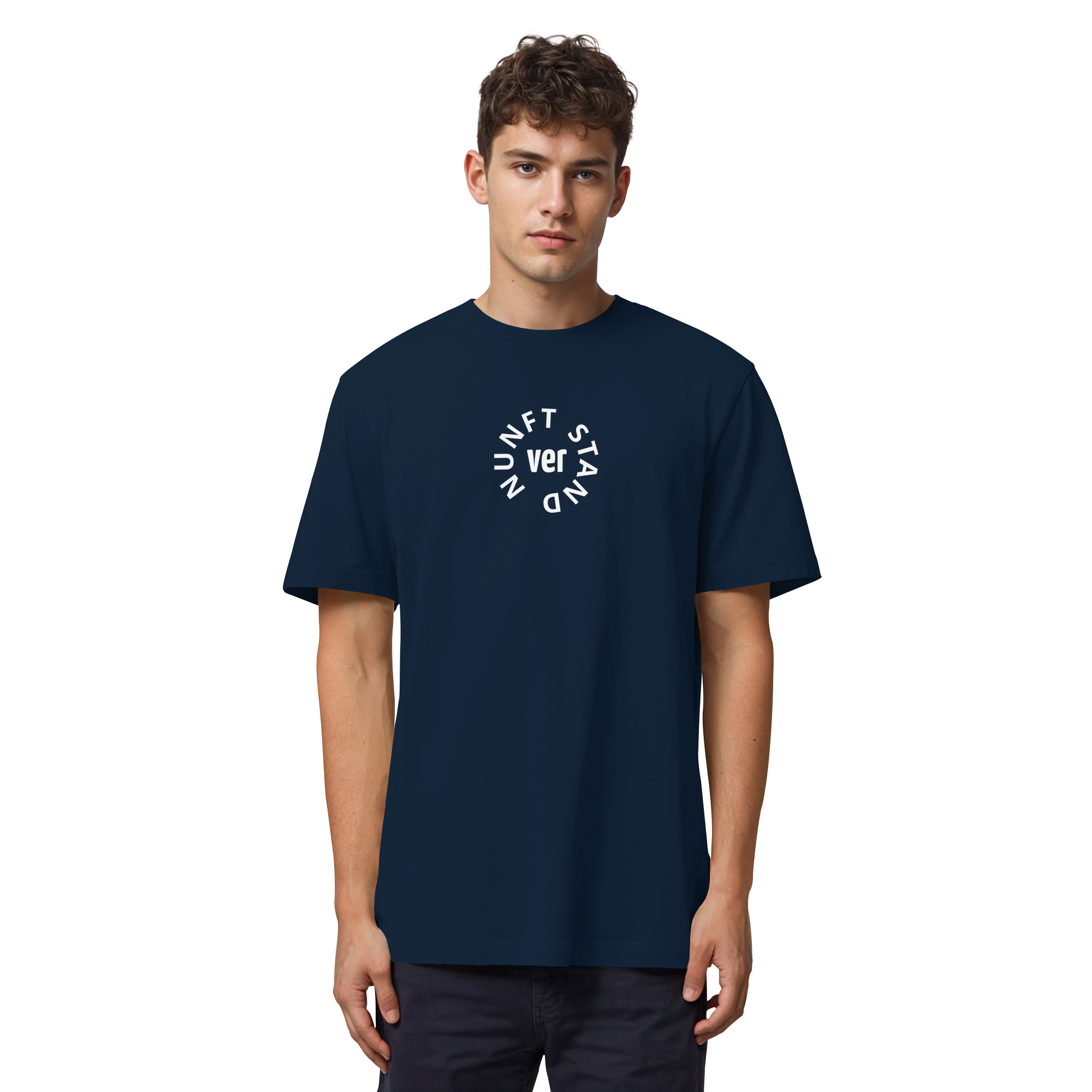 WHITE FRONT (K4) - Organic Heavy T-Shirt