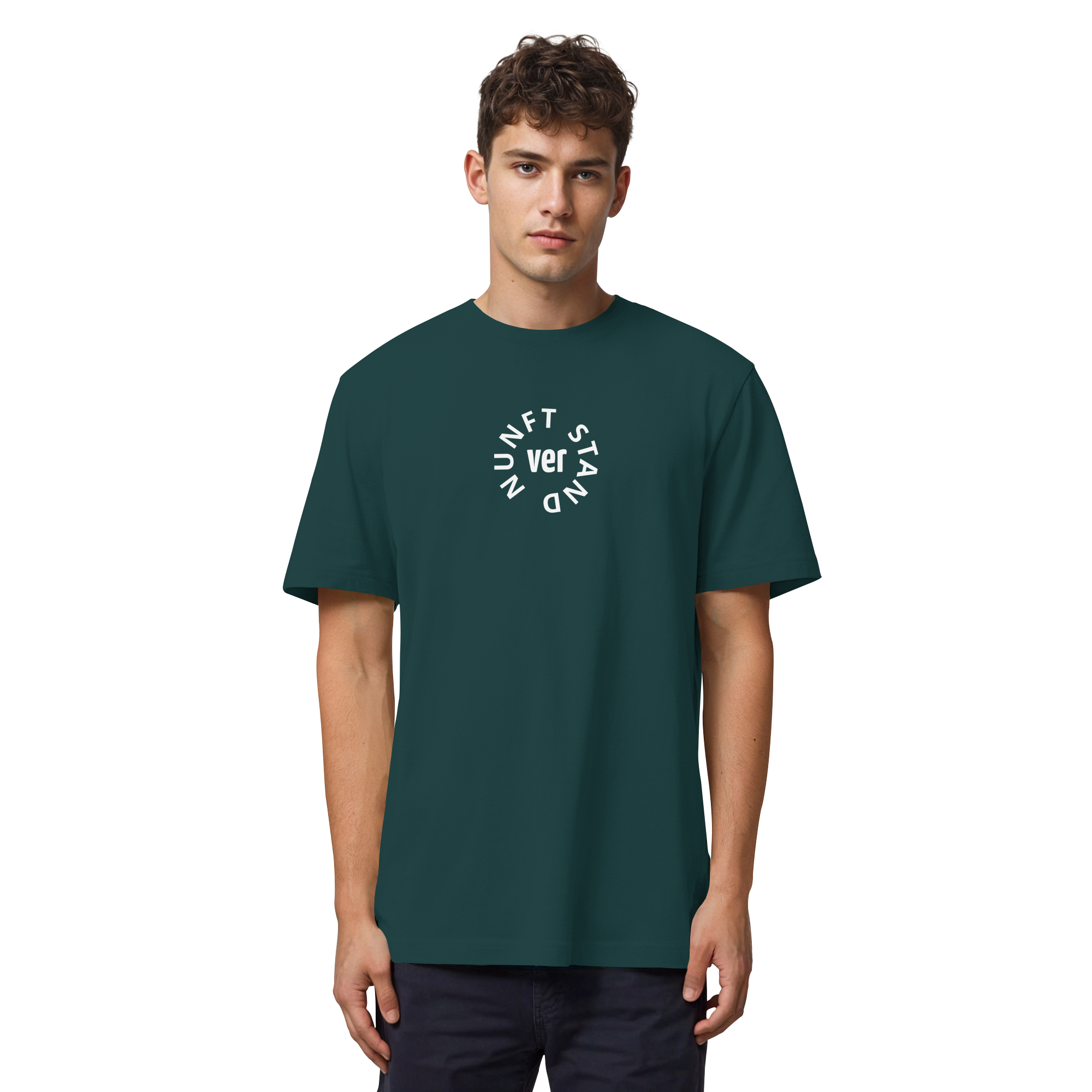 WHITE FRONT (K4) - Organic Heavy T-Shirt