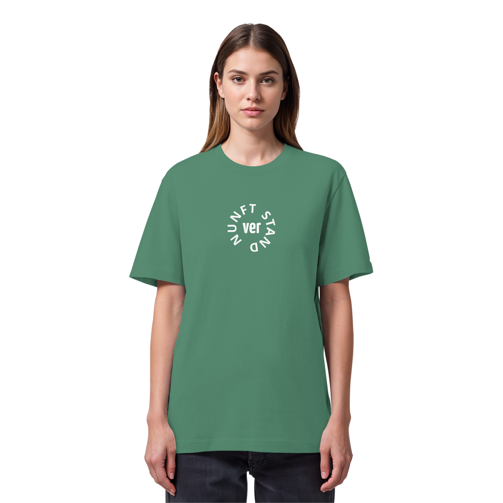 WHITE FRONT (K4) - Organic Heavy T-Shirt
