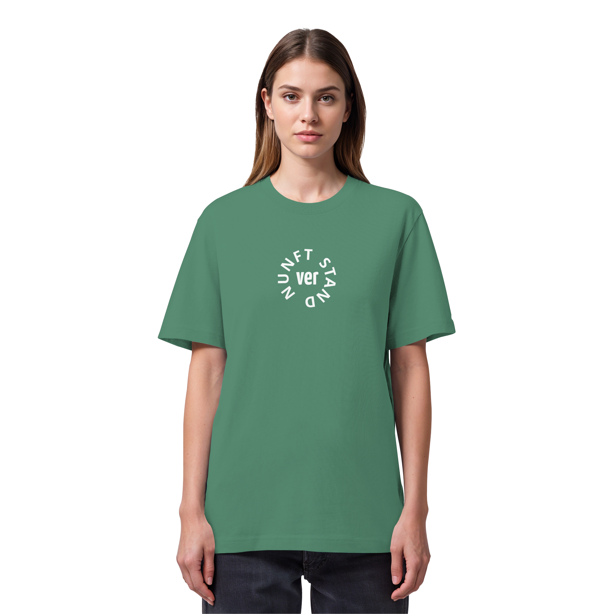 WHITE FRONT (K4) - Organic Heavy T-Shirt
