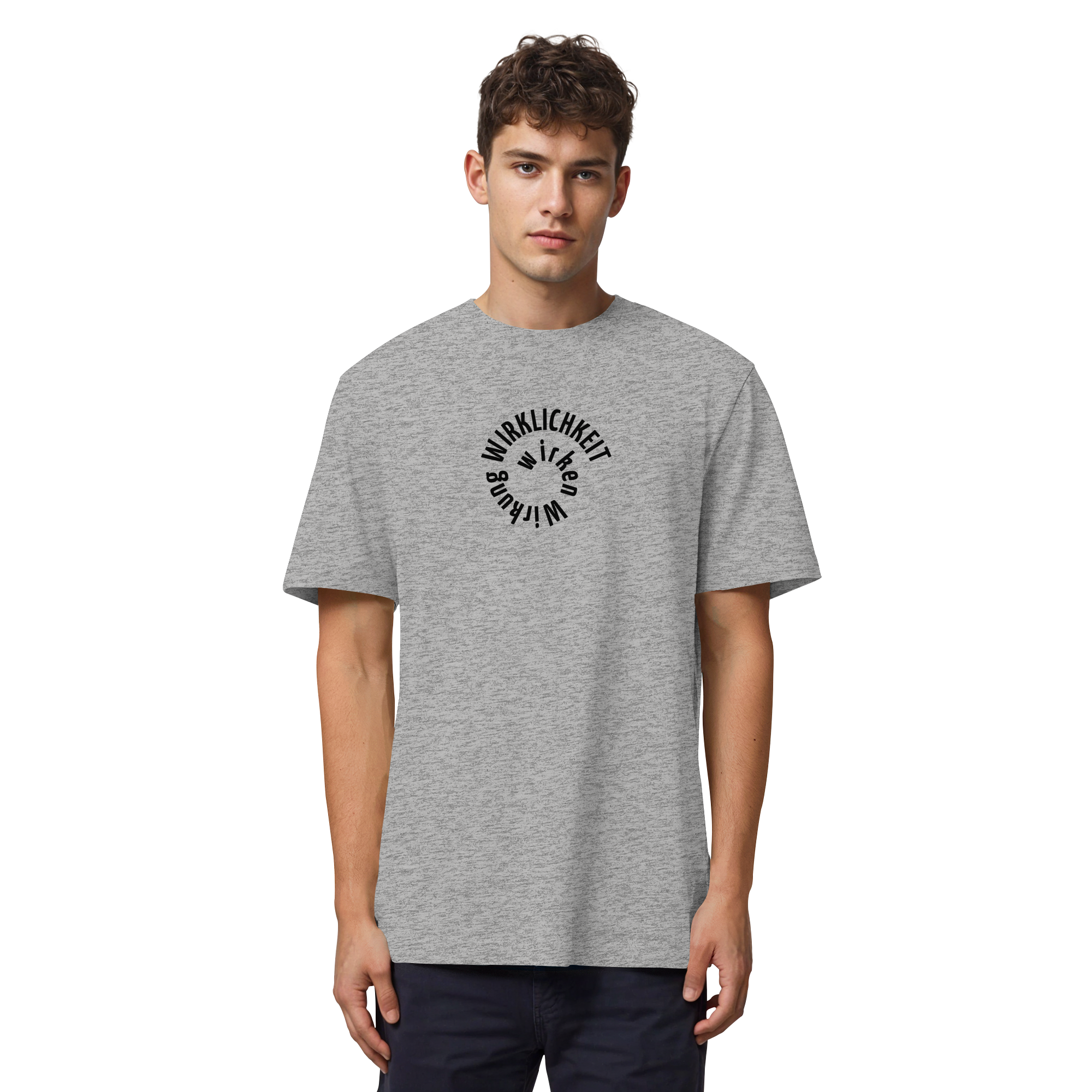 BLACK FRONT - Heavy T-Shirt