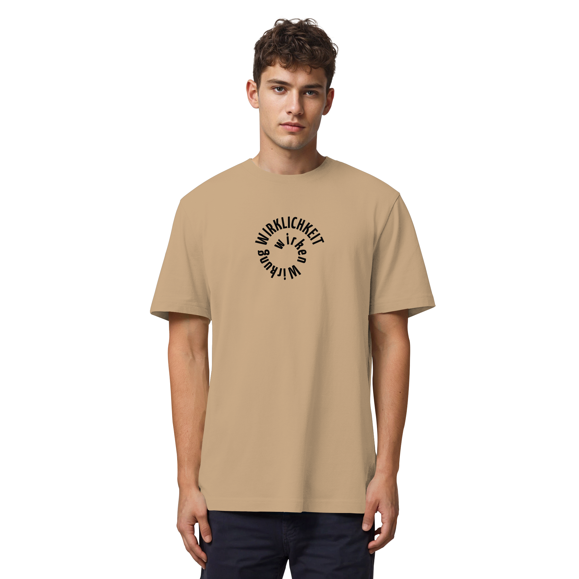 BLACK FRONT - Heavy T-Shirt