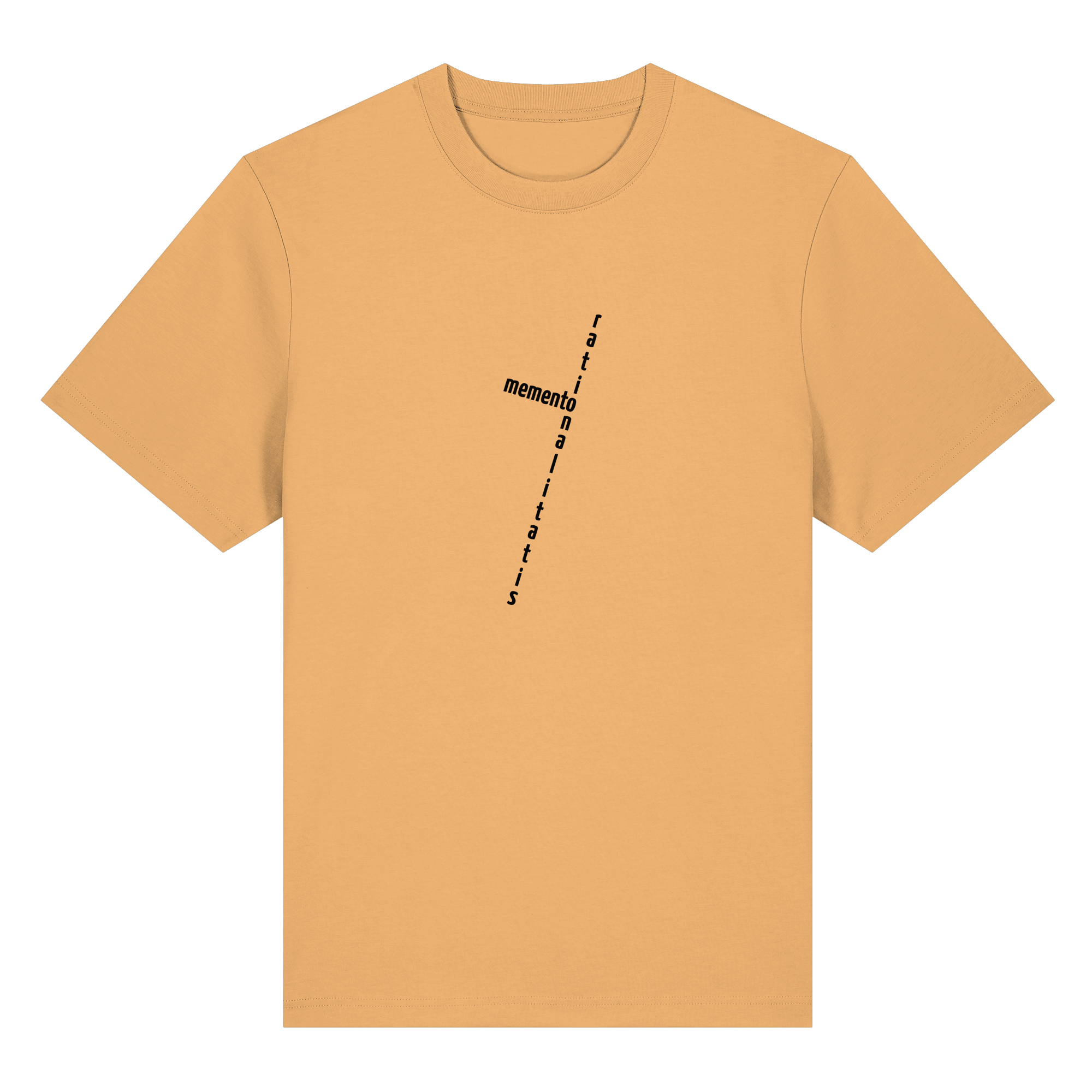 BLACK FRONT (K2) - Organic Heavy T-Shirt