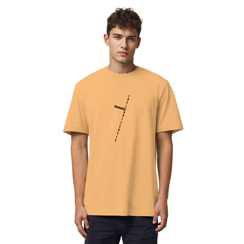 BLACK FRONT (K2) - Organic Heavy T-Shirt