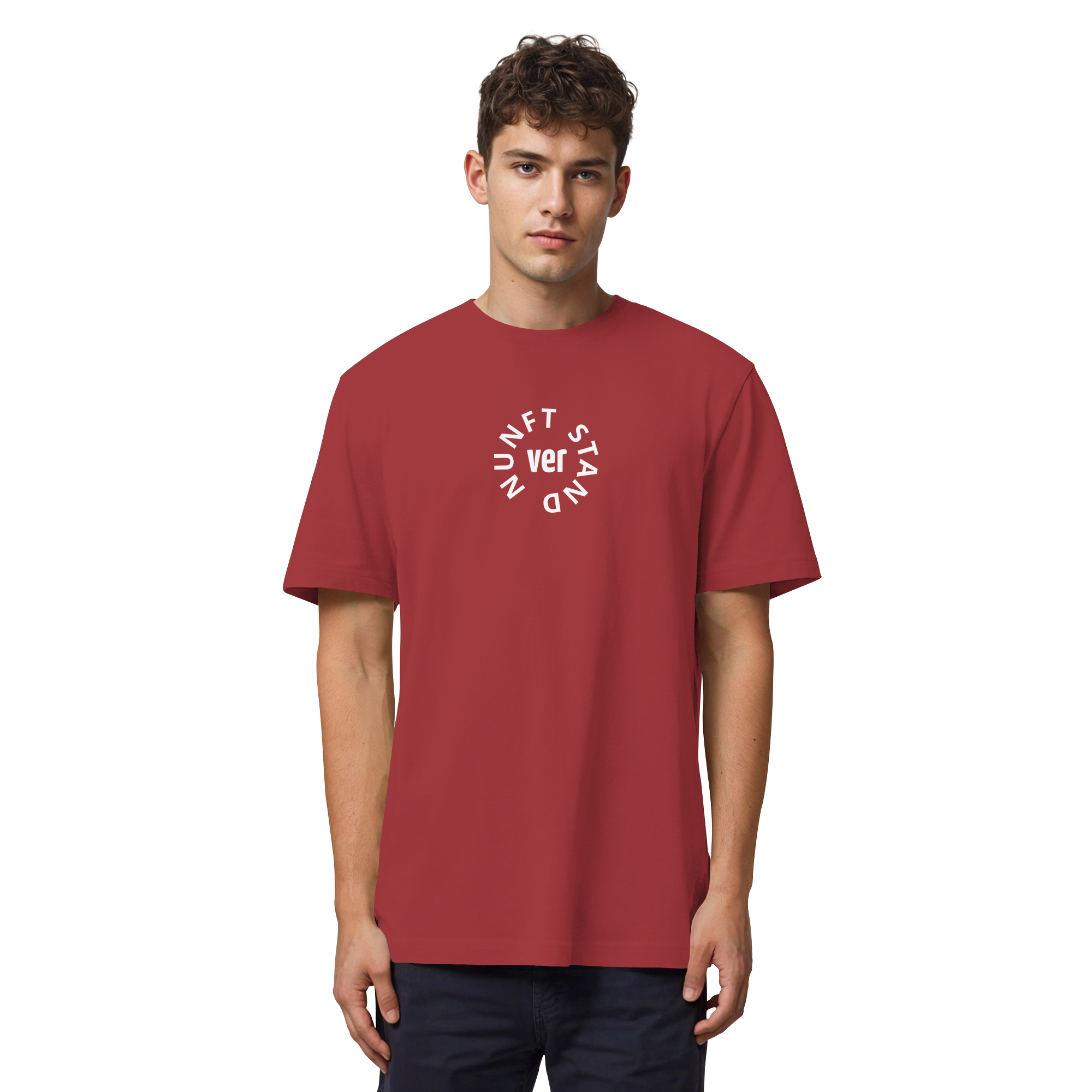 WHITE FRONT (K4) - Organic Heavy T-Shirt