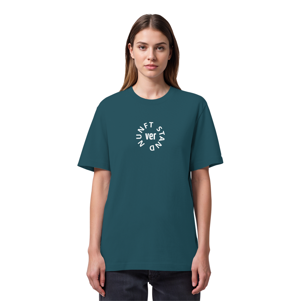 WHITE FRONT (K4) - Organic Heavy T-Shirt