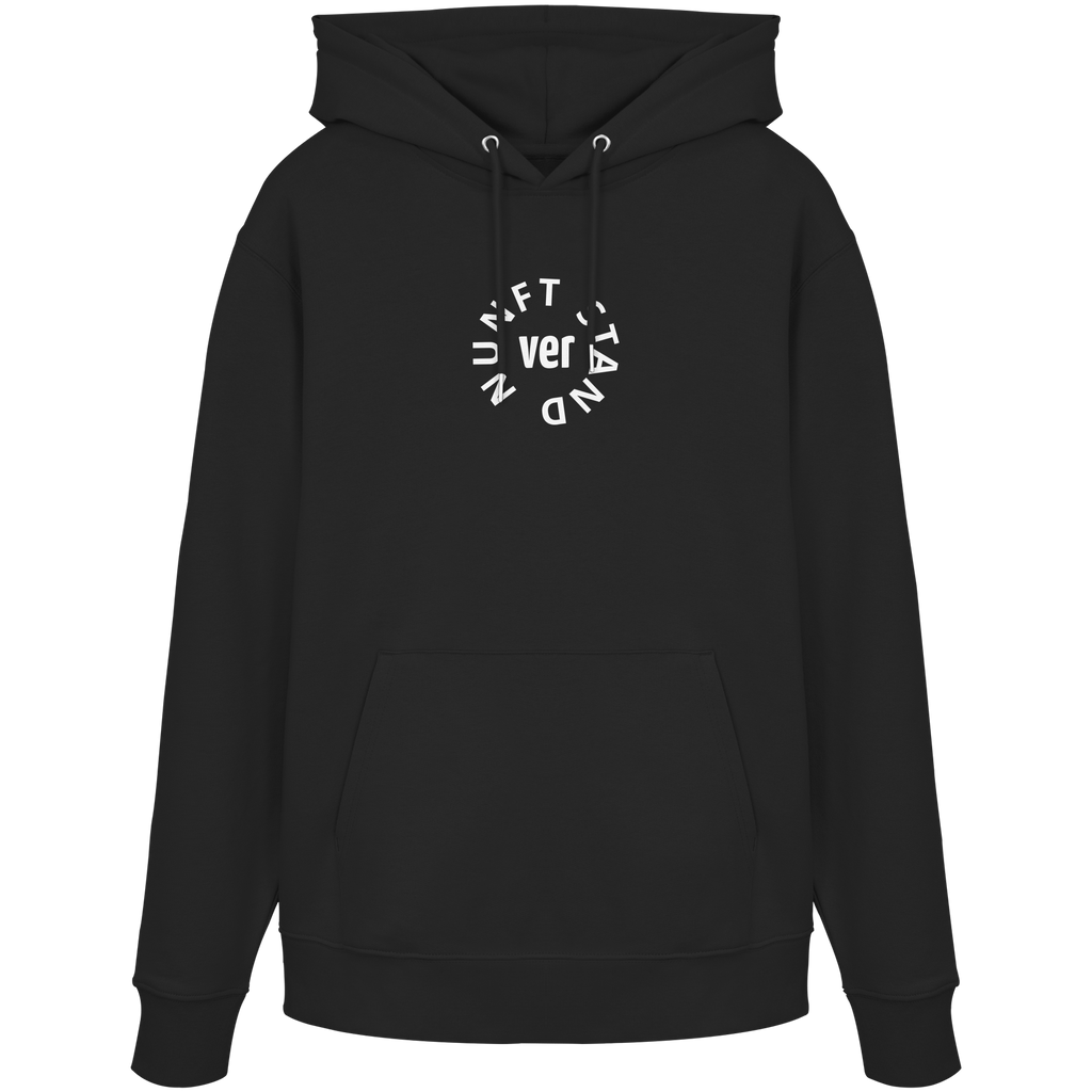 WHITE FRONT (K4) - Organic Hoodie