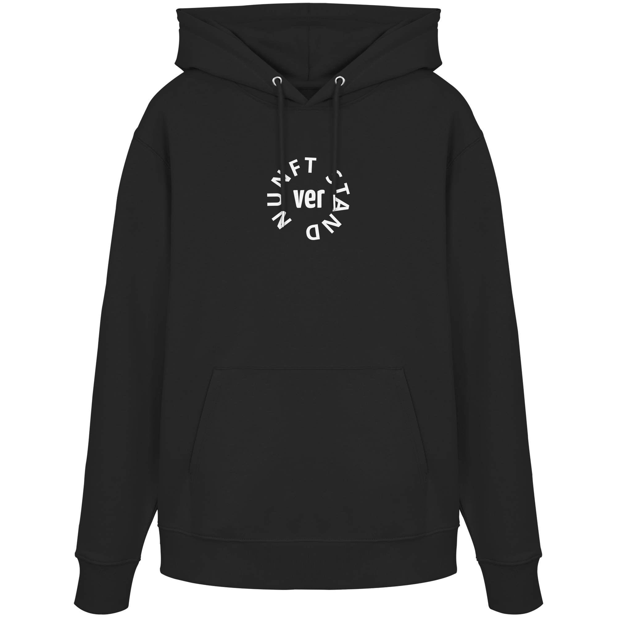 WHITE FRONT (K4) - Organic Hoodie