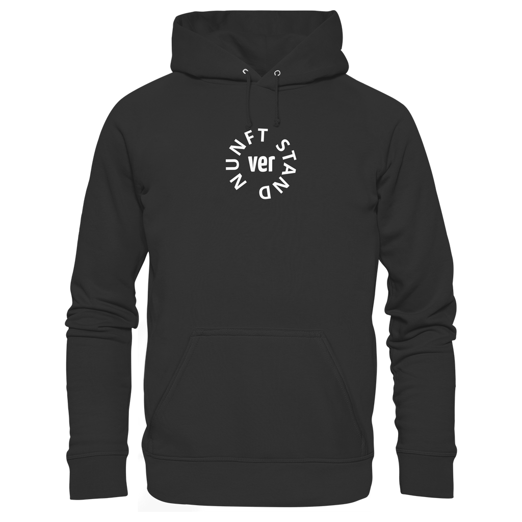 WHITE FRONT (K4) - Organic Hoodie