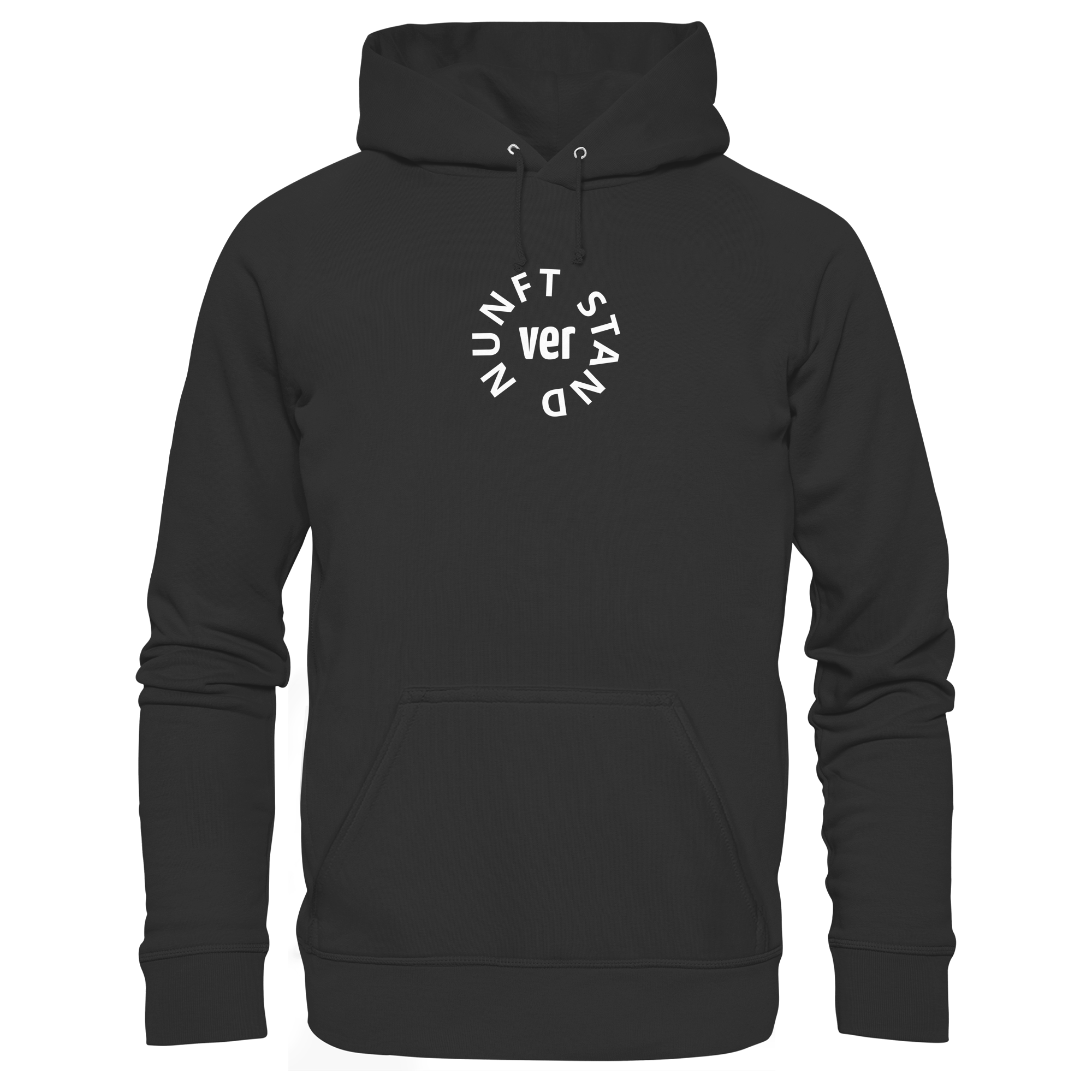 WHITE FRONT (K4) - Organic Hoodie
