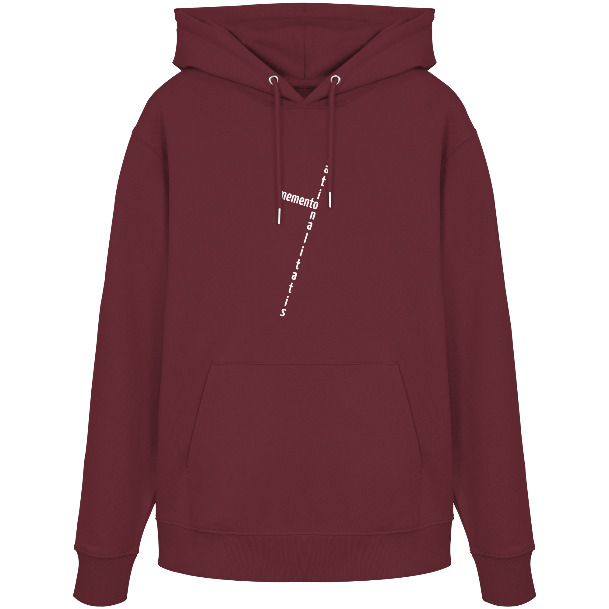 WHITE FRONT (K2) - Organic Hoodie