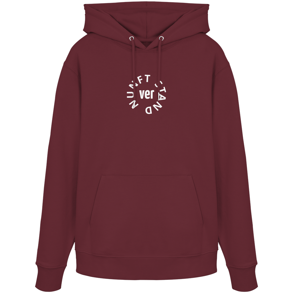 WHITE FRONT (K4) - Organic Hoodie