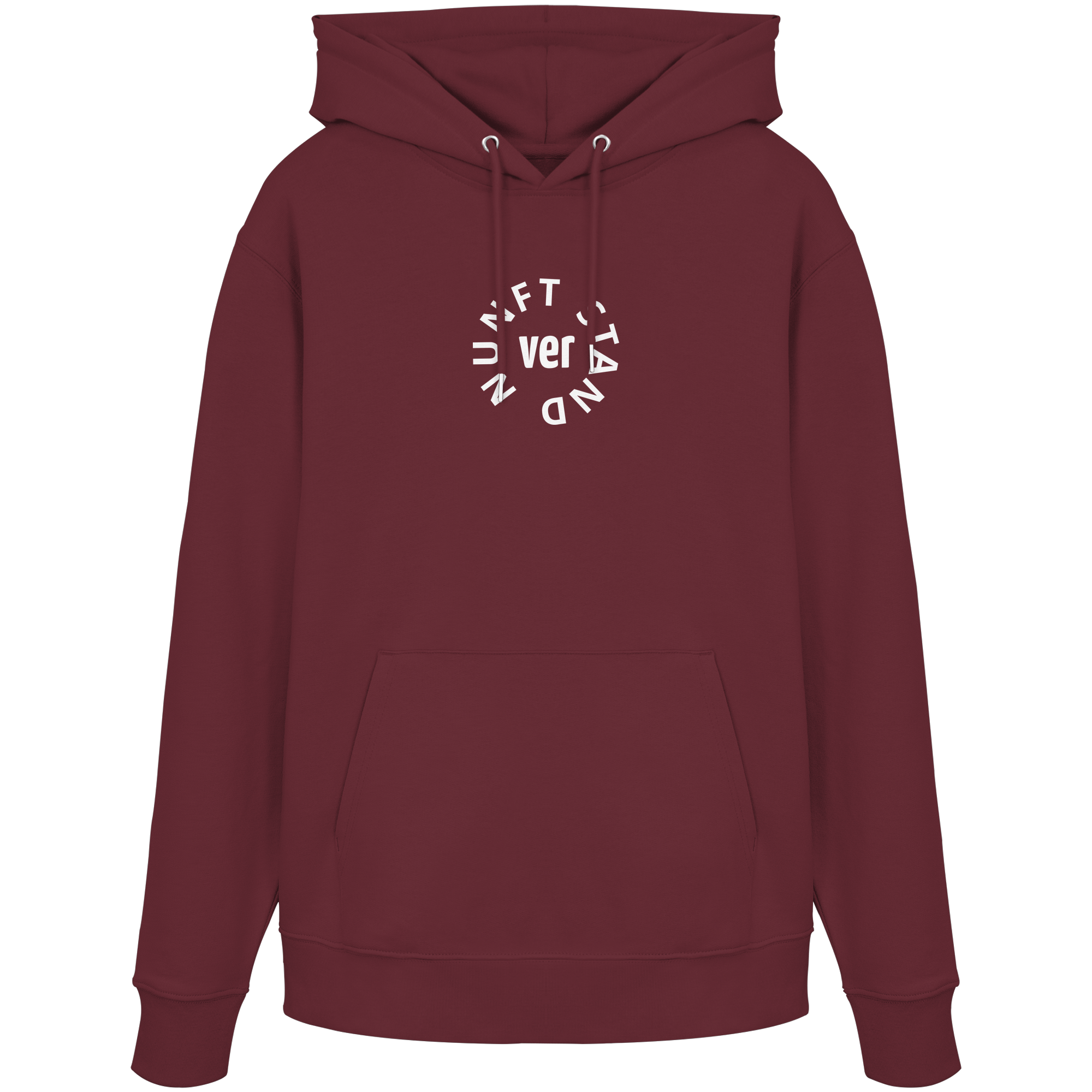 WHITE FRONT (K4) - Organic Hoodie