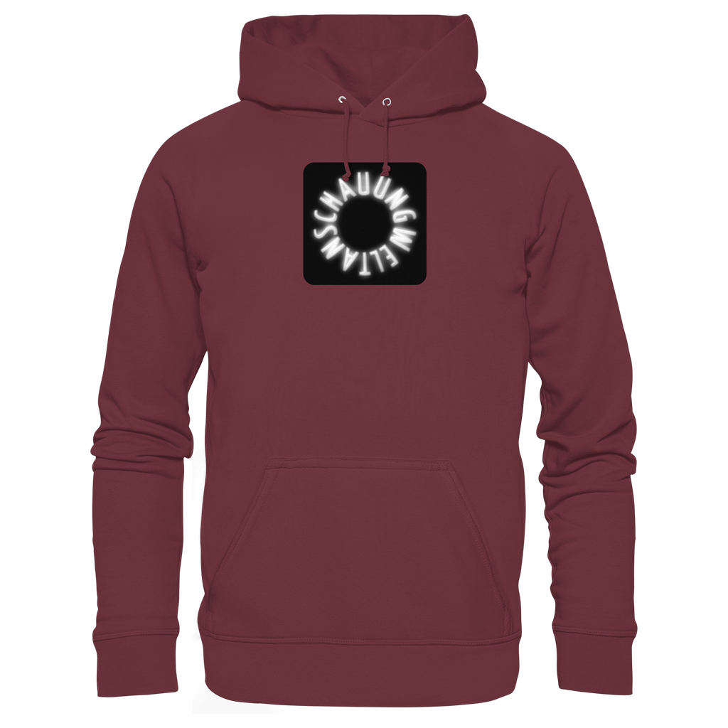 WHITE FRONT (K5) - Organic Hoodie
