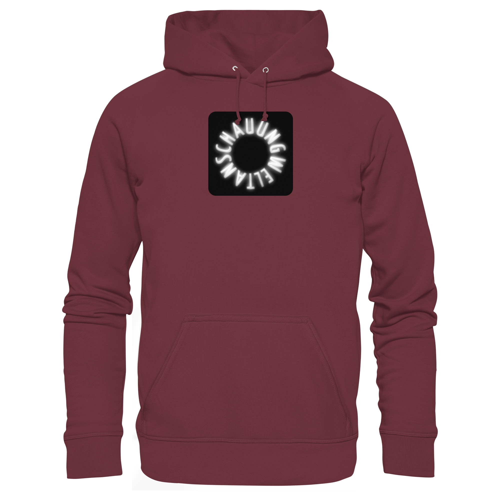 WHITE FRONT (K5) - Organic Hoodie