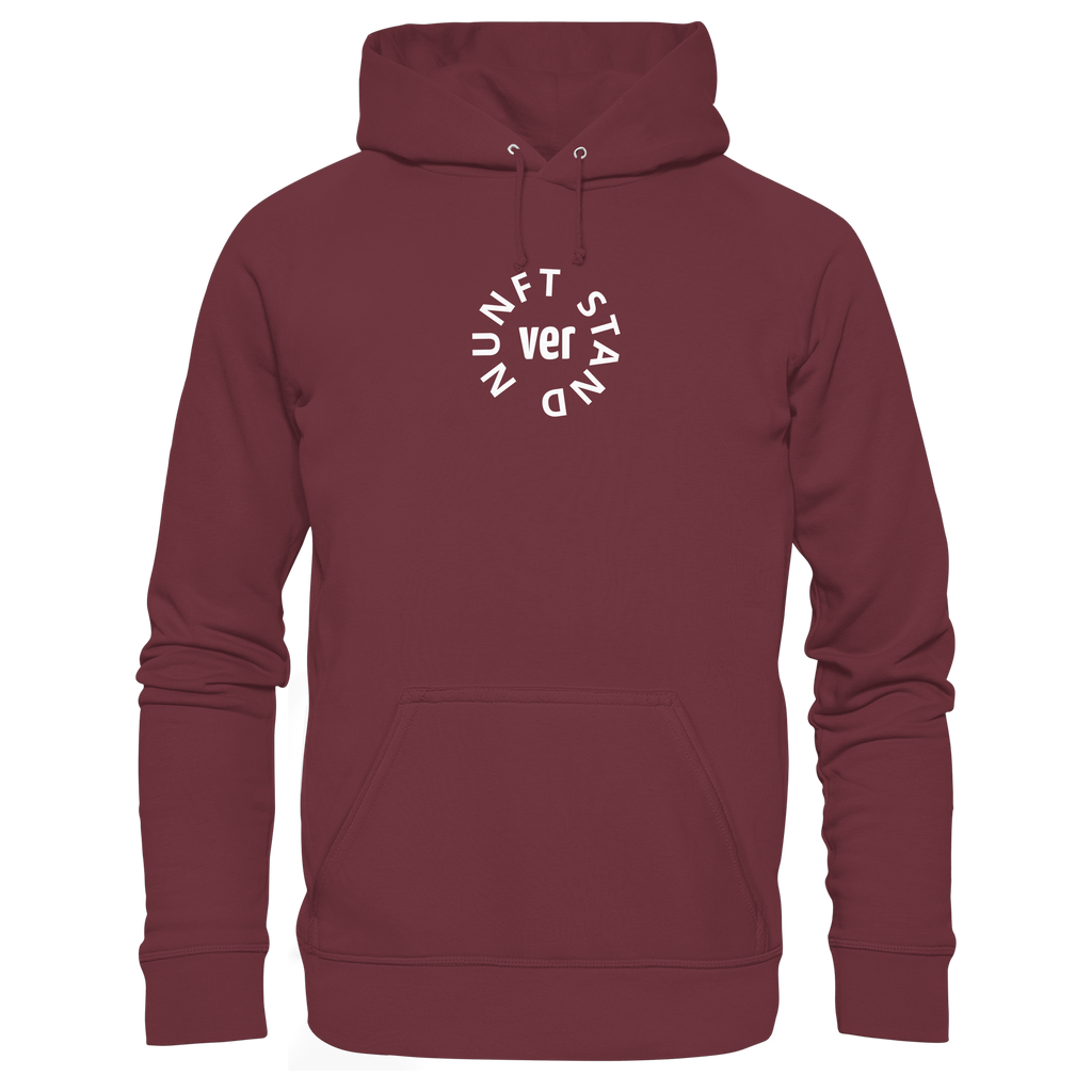 WHITE FRONT (K4) - Organic Hoodie