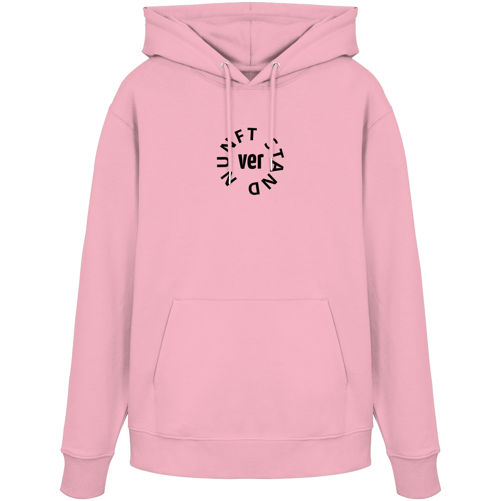 BLACK FRONT (K4) - Organic Hoodie