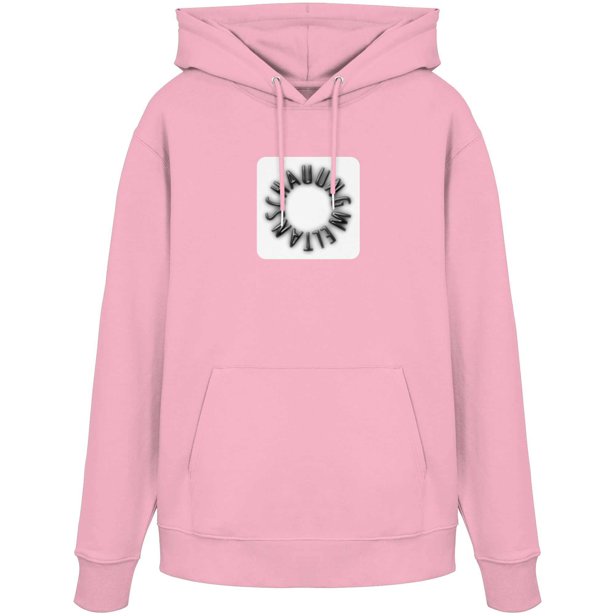BLACK FRONT (K5) - Organic Hoodie