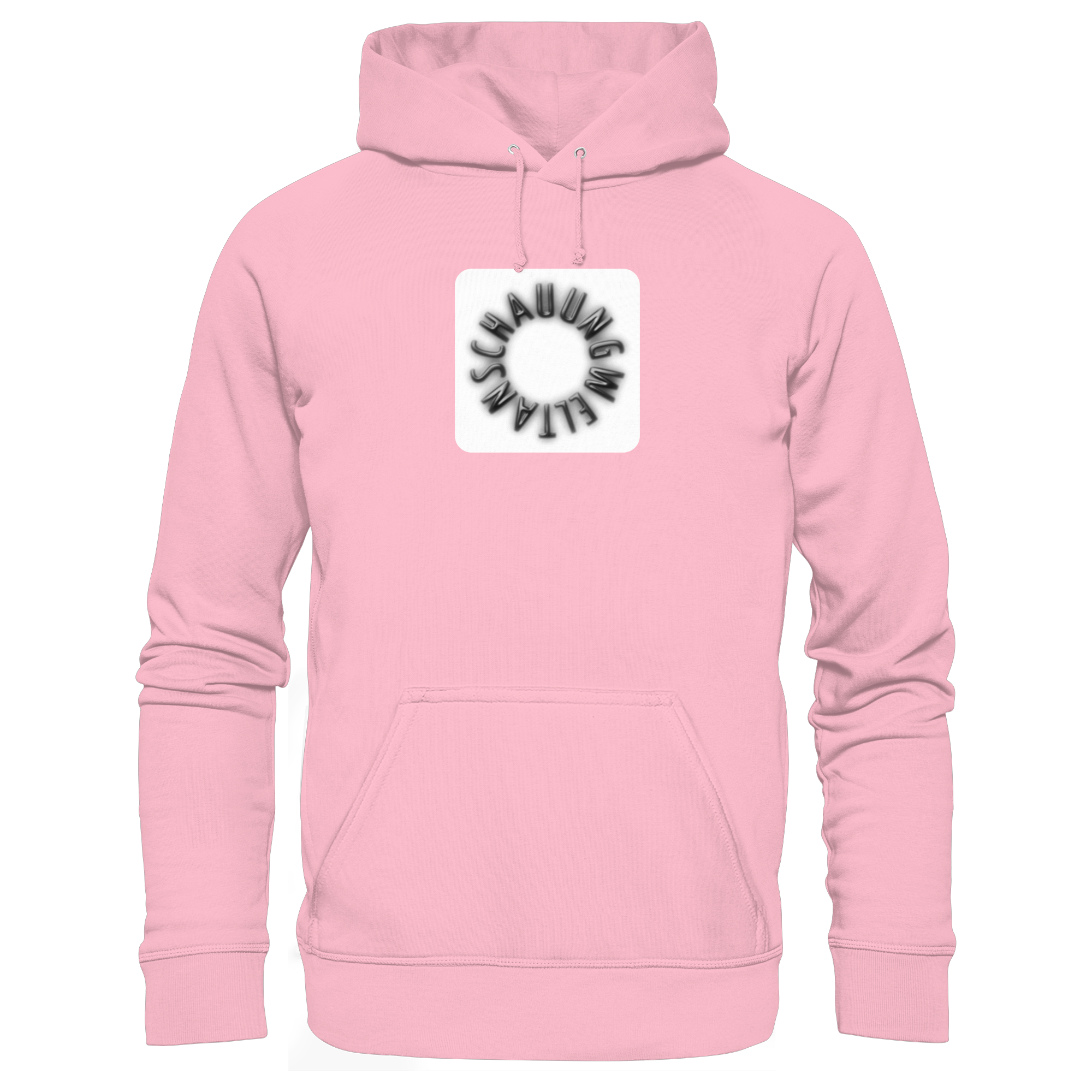 BLACK FRONT (K5) - Organic Hoodie