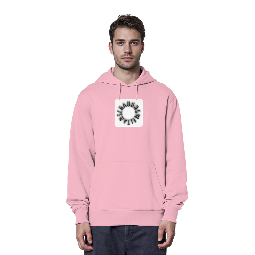 BLACK FRONT (K5) - Organic Hoodie