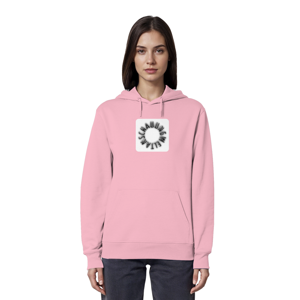 BLACK FRONT (K5) - Organic Hoodie