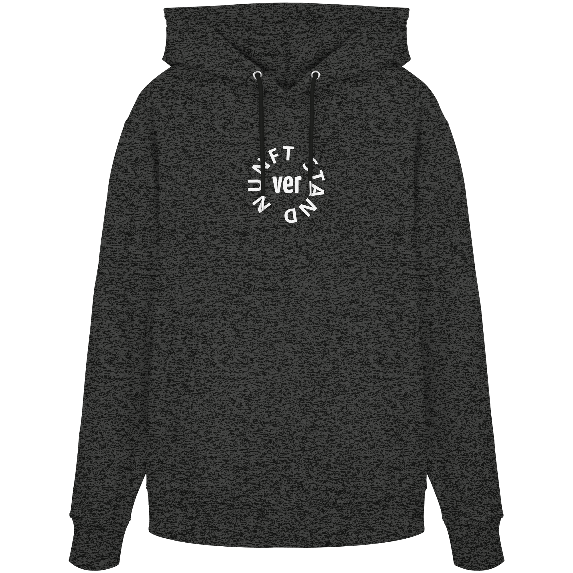 WHITE FRONT (K4) - Organic Hoodie