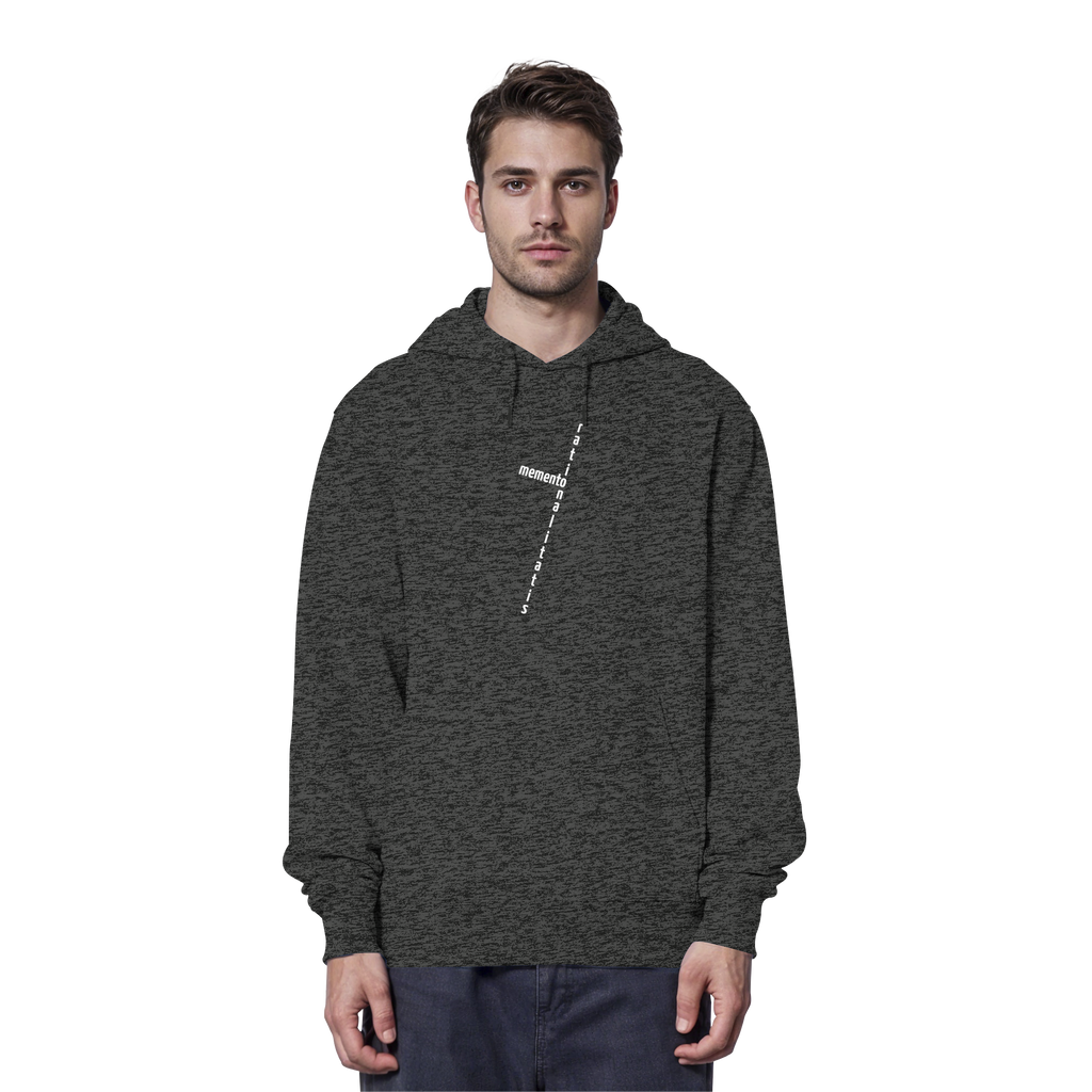 WHITE FRONT (K2) - Organic Hoodie