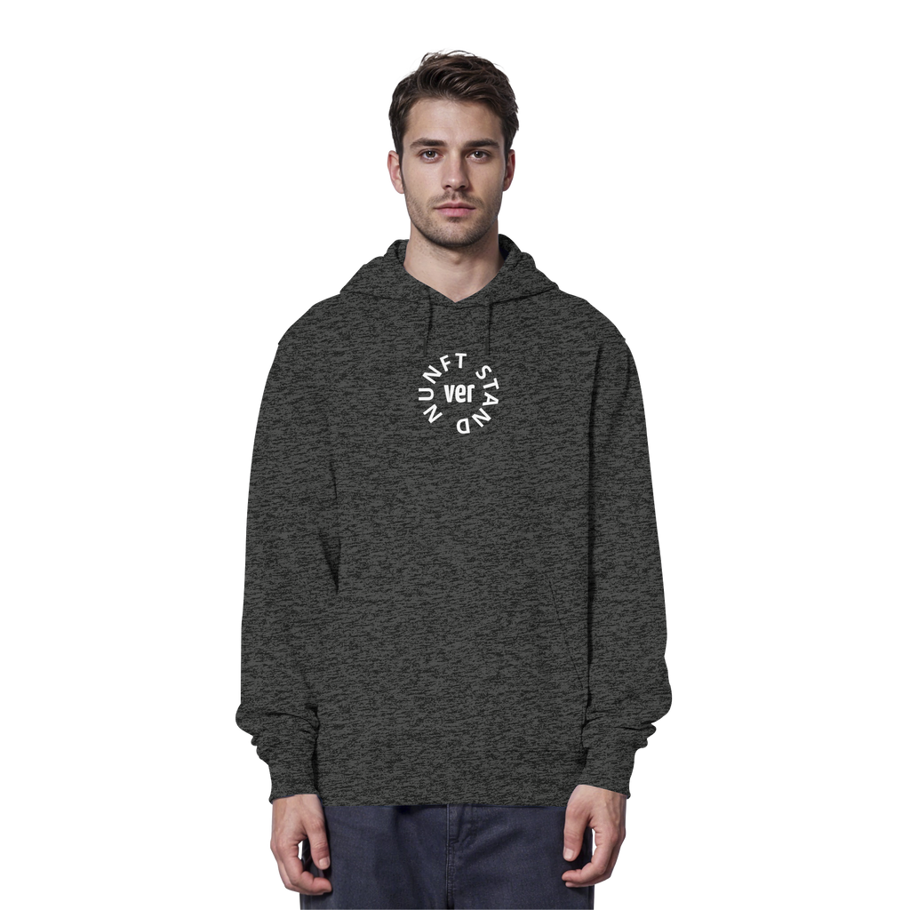 WHITE FRONT (K4) - Organic Hoodie