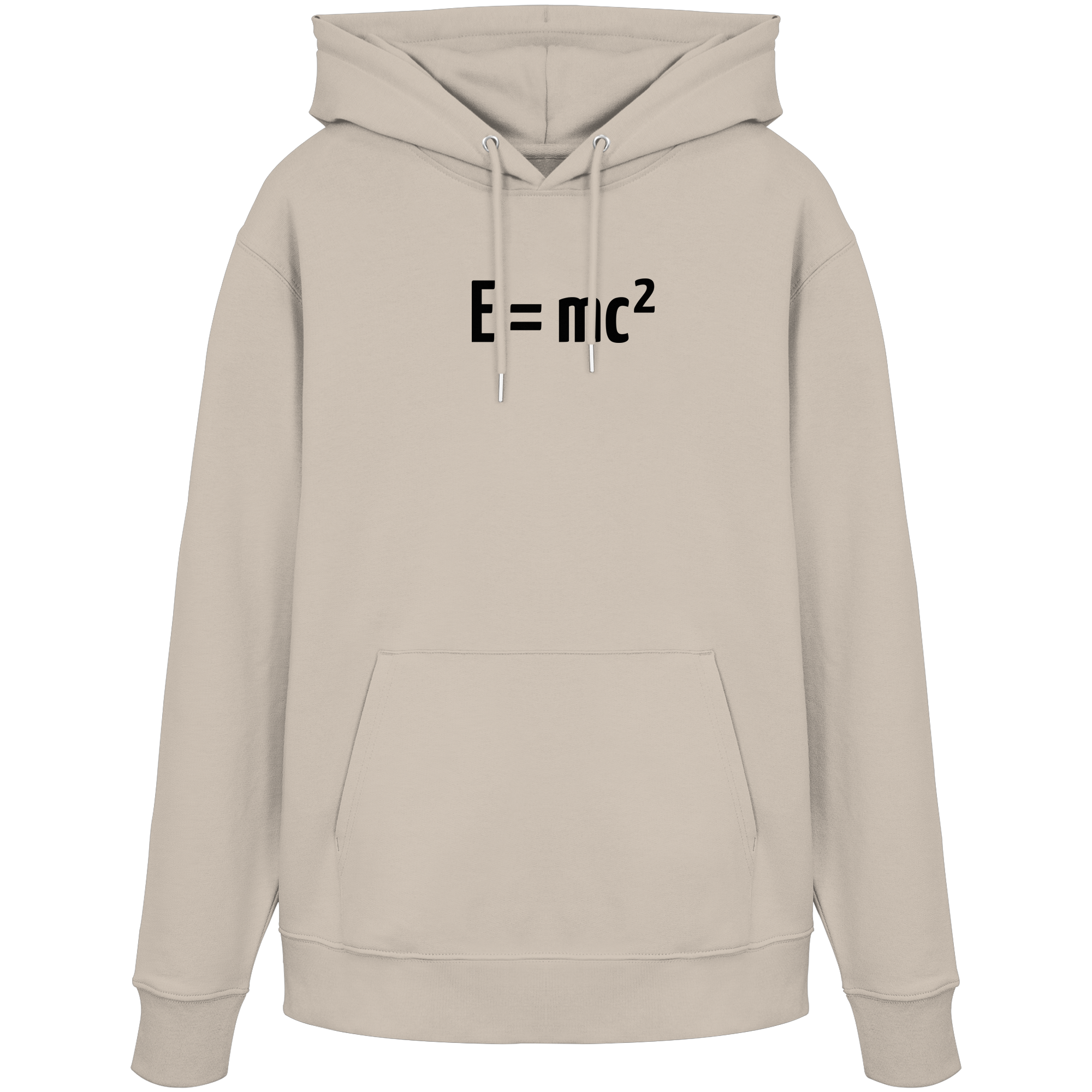 BLACK FRONT (K3) - Organic Hoodie