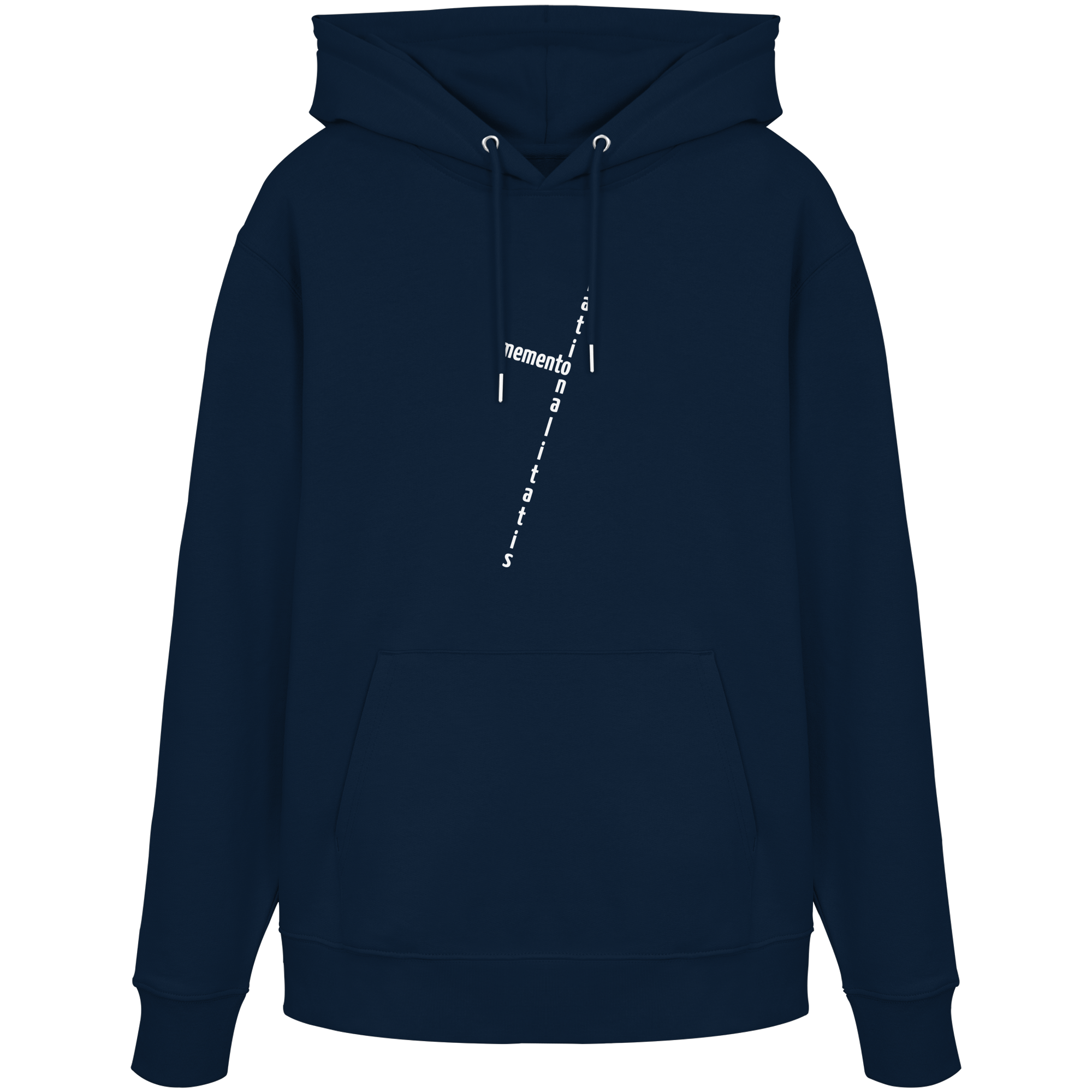 WHITE FRONT (K2) - Organic Hoodie