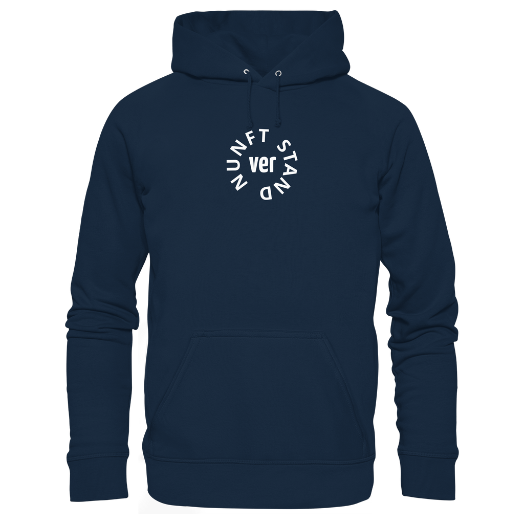 WHITE FRONT (K4) - Organic Hoodie