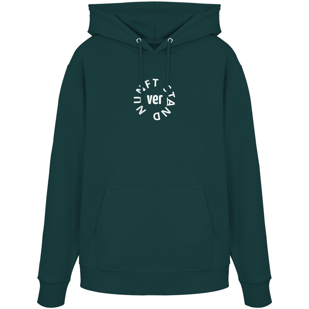 WHITE FRONT (K4) - Organic Hoodie