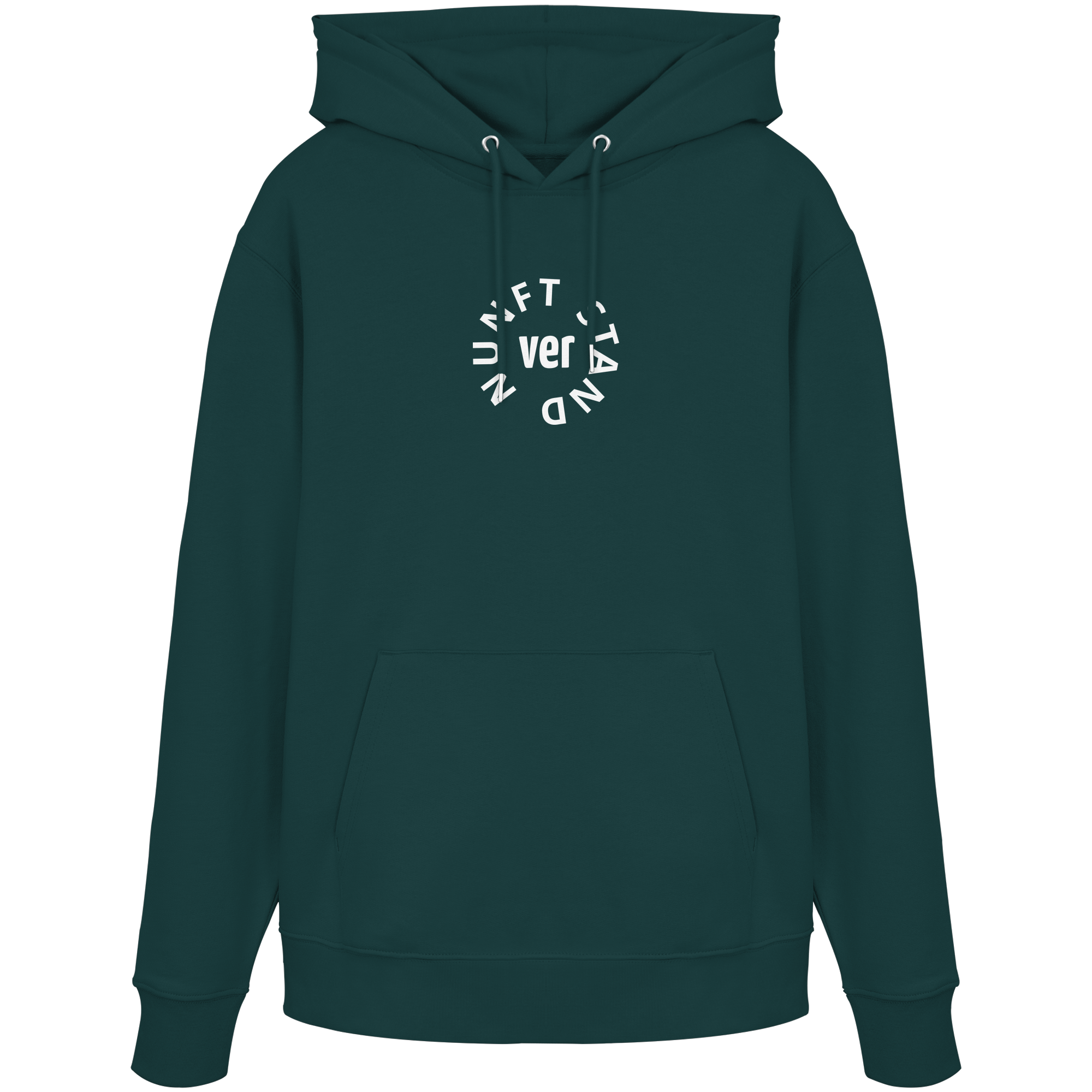 WHITE FRONT (K4) - Organic Hoodie