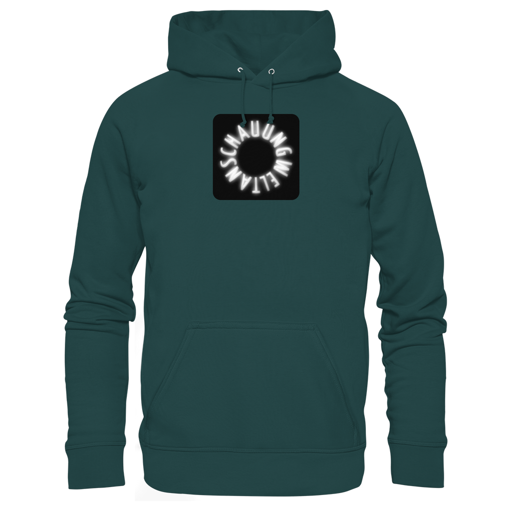 WHITE FRONT (K5) - Organic Hoodie